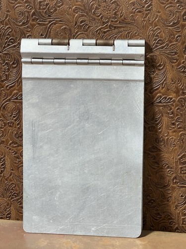 Vtg aluminum clipboard flip - vtg,