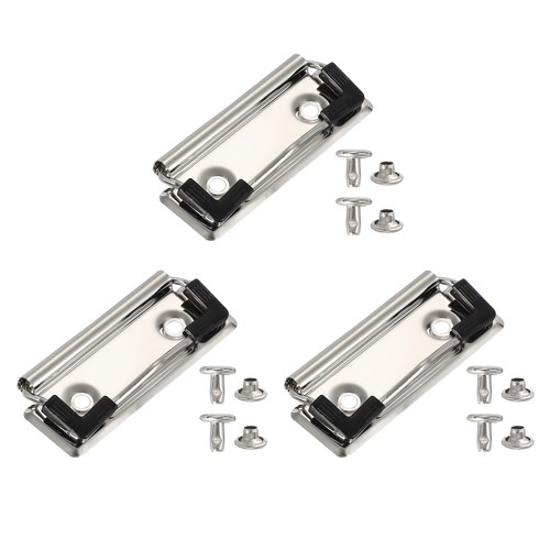 3pack metal clipboard - 2.8",